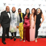 NASHVILLE, TENNESSEE - JUNE 27: H. Beecher Hicks III and Claude Kelly and Chuck Harmony of the group Louis York attend The Celebration of Legends Gala 2019 at Music City Center on June 27, 2019 in Nashville, Tennessee. (Photo by Jason Kempin/Getty Images for the National Museum of African American Music)