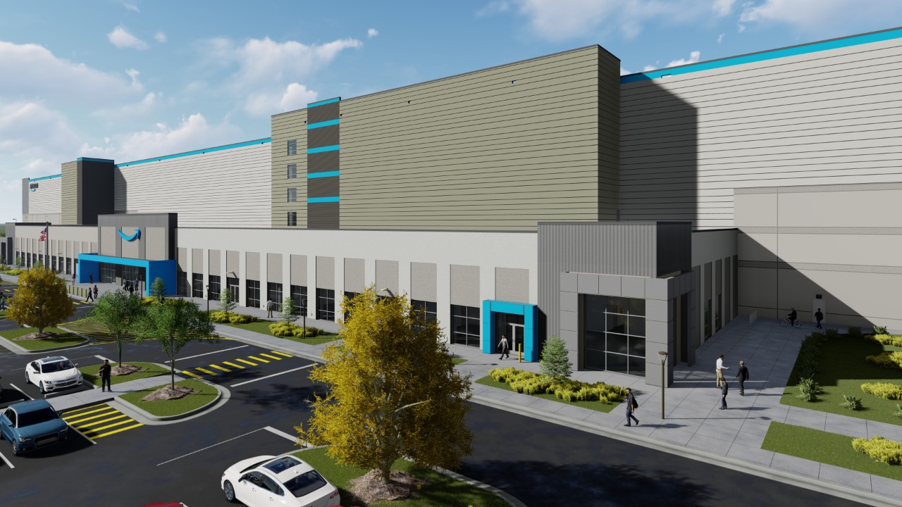 Rendering of Amazon 855,000-square-foot fulfillment center (Courtesy Photo)