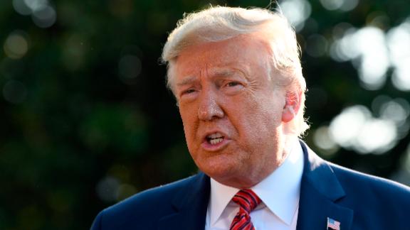 President Donald Trump talks with reporters on the South Lawn of the White House in Washington, Sunday, Sept. 22, 2019, as he prepares to board Marine One for the short trip to Andrews Air Force Base. Trump is traveling to Texas and Ohio before heading to New York for the upcoming United Nations General assembly. (AP Photo/Susan Walsh)