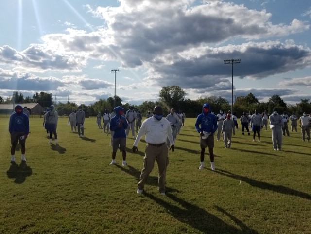 Aristocrat of Bands practicing social distancing (Photo by: tnstatenewsroom.com)