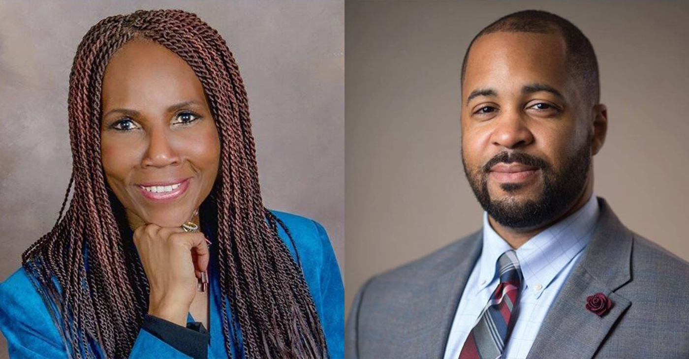 (l-r) Brenda Haywood, Ashford Hughes