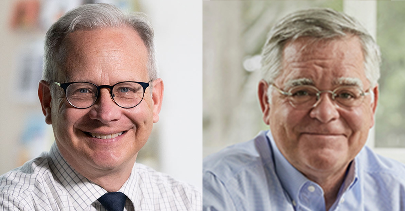 Mayor David Briley (left) faces a runoff against Councilman John Cooper in September.