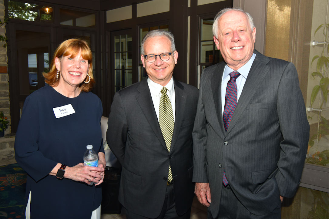 (l-r) Katy Varney, Nashville Mayor David Briley, and Former Nashville Mayor Phil Bredesen