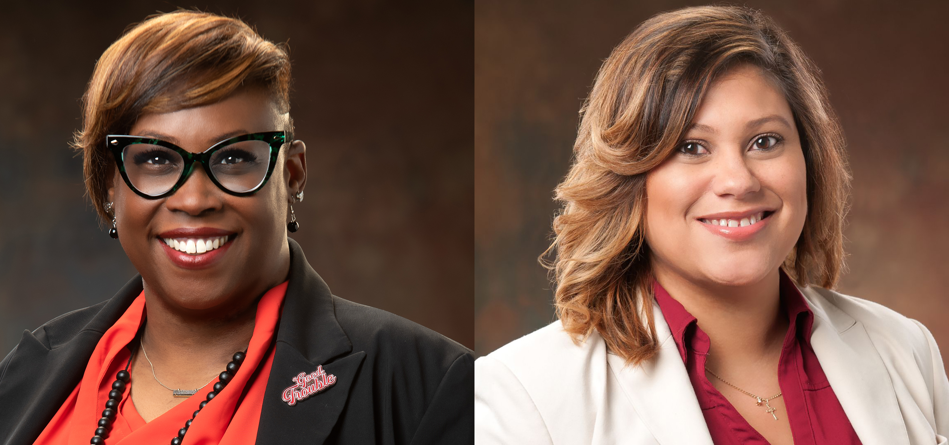 (L-R) Kenisha L. Rhone, Jessica Guzman