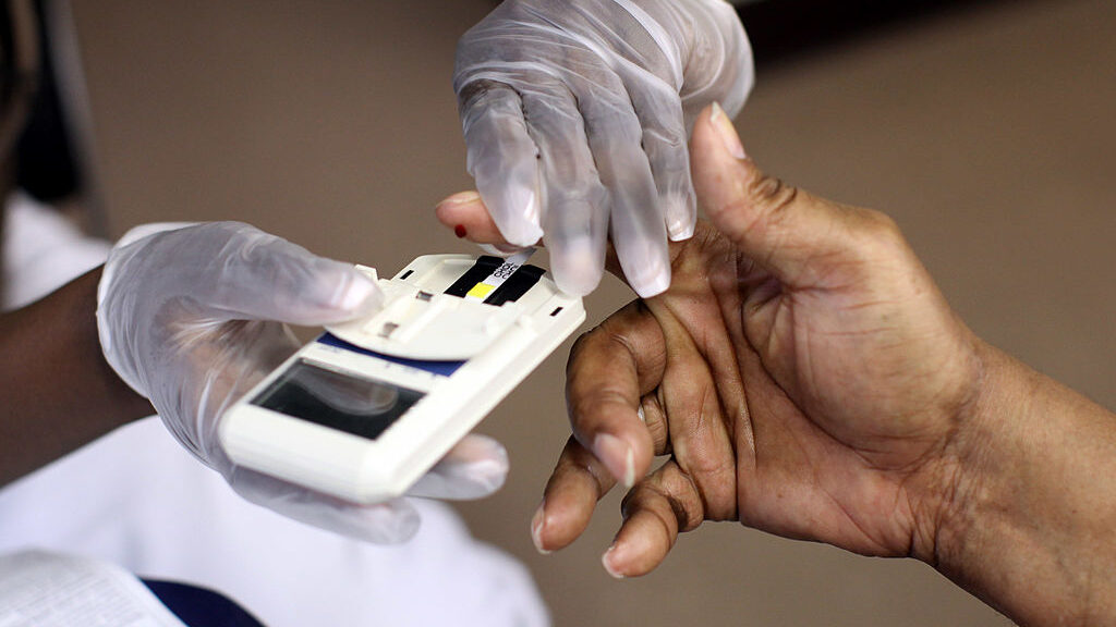 Researchers observed that the engineered muscle cells not only absorbed sugar correctly, improving blood-sugar levels, but also induced improved absorption in the mice’s other muscle cells. (Rick Gershon/Getty Images)