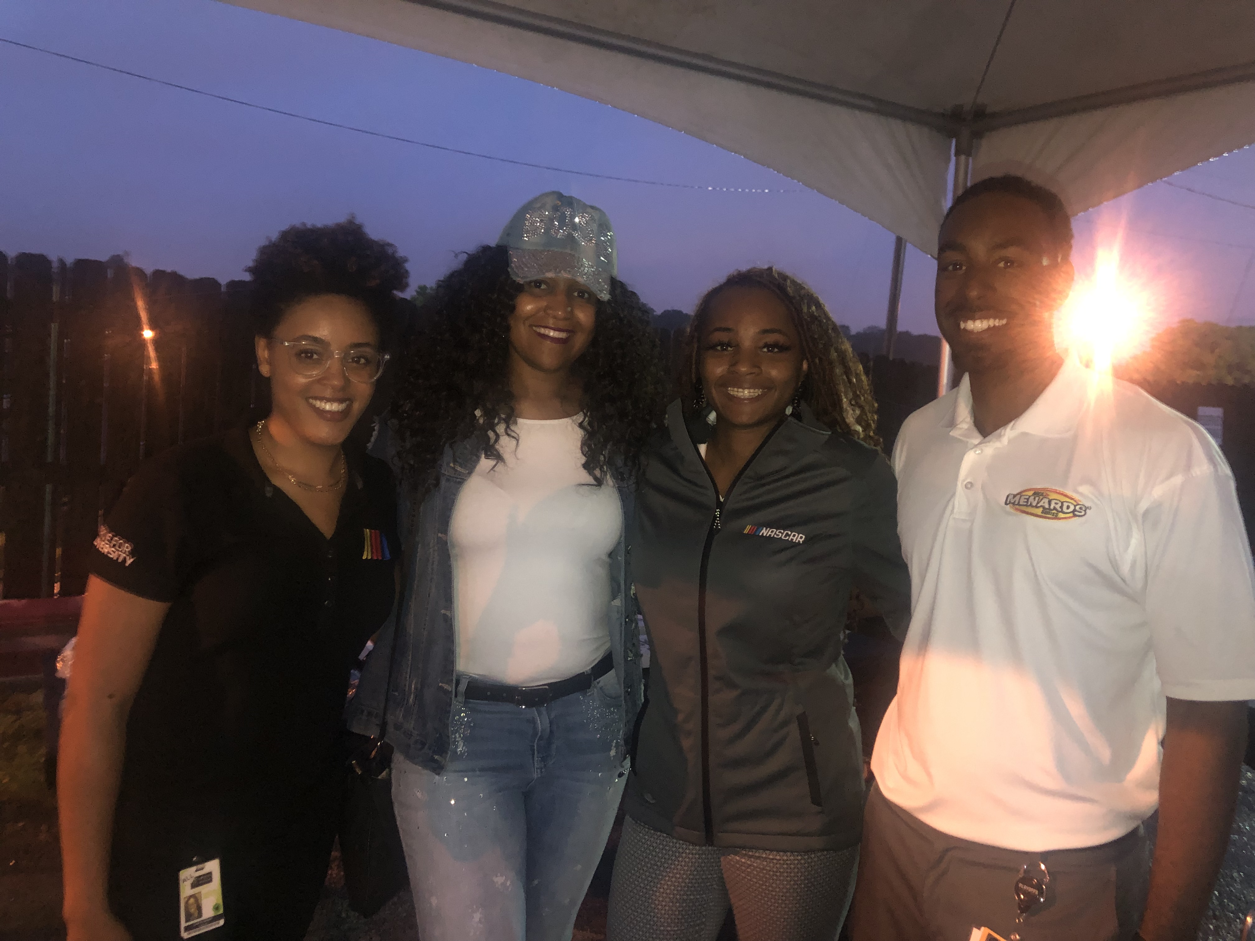 (l-r) Caryn Grant, Keosha Thomas, Destini Orr and Brandon Thompson