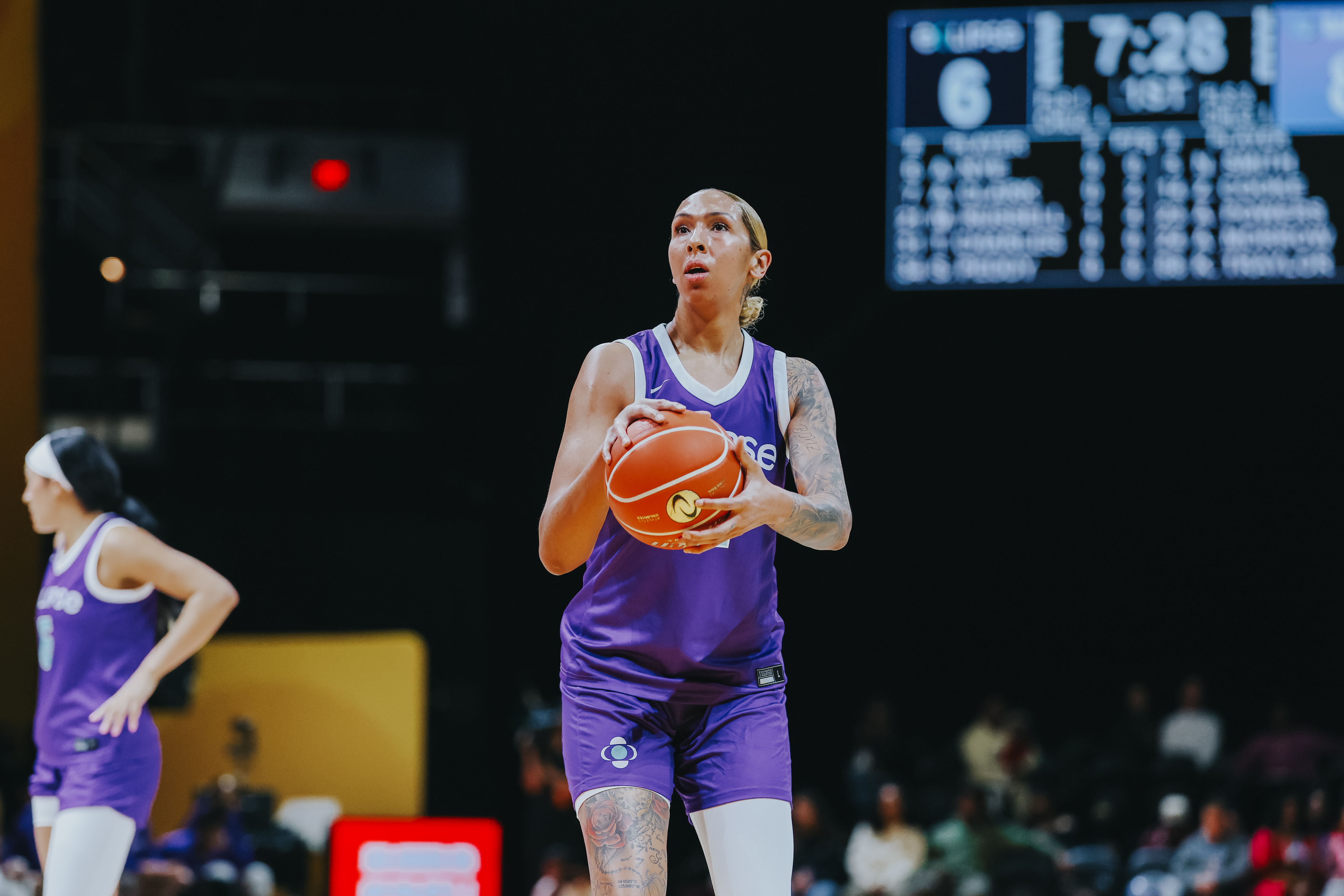 Mercedes Russell Free Throw (Photo by: Athletes Unlimited).