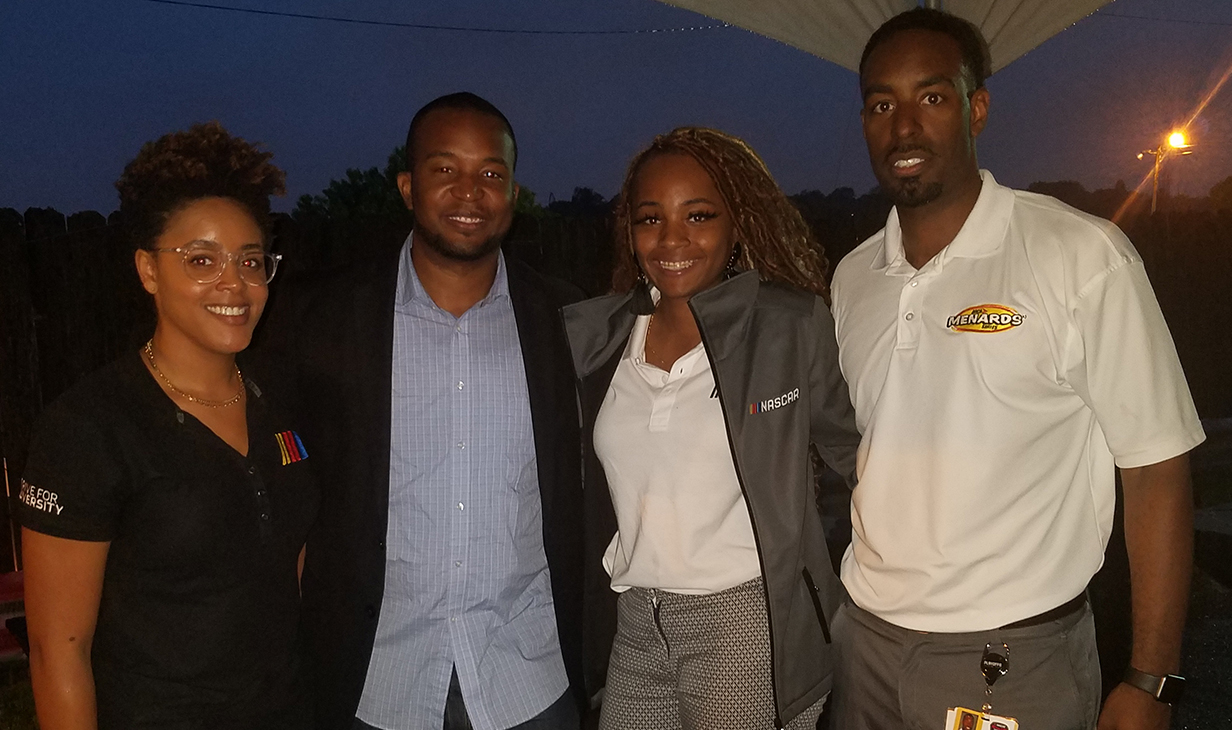 (l-r) Caryn Grant, Mike Patton, Destini Orr and Brandon Thompson