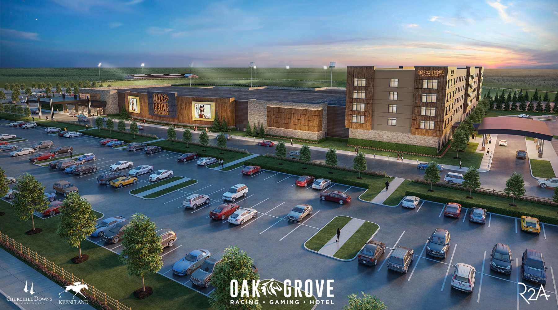 Oak Grove Racing facility (courtesy of oakgrovegaming.com)
