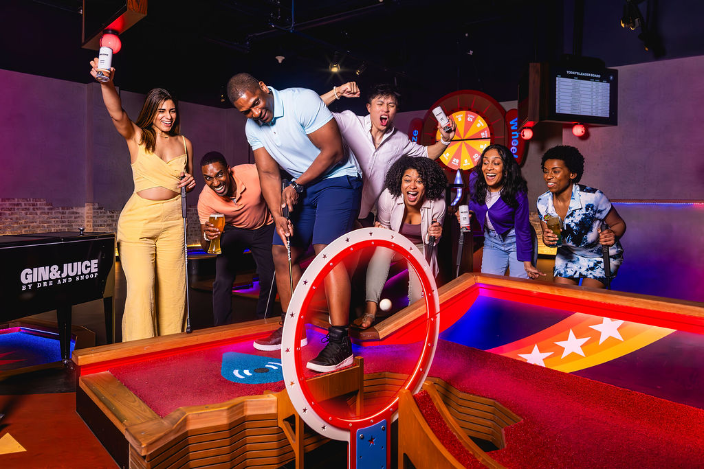 People enjoying Mini Golf at Puttshack