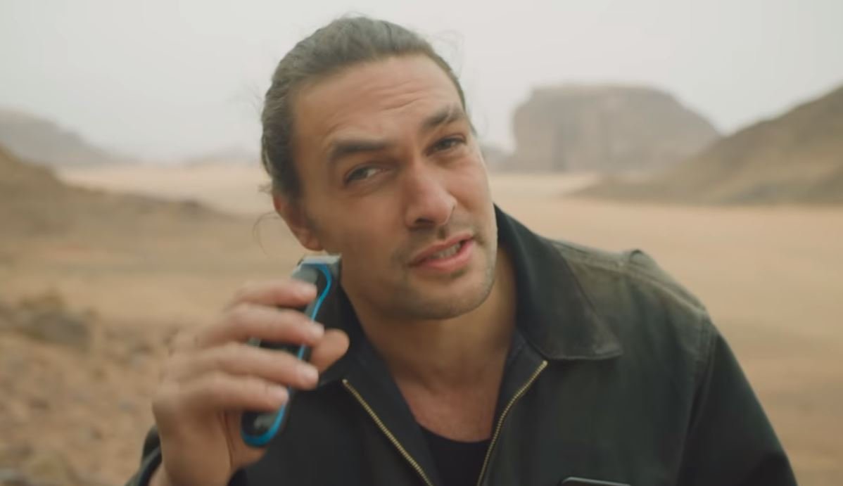 Jason Momoa on April 17, 2019, shared a video of him shaving on YouTube.