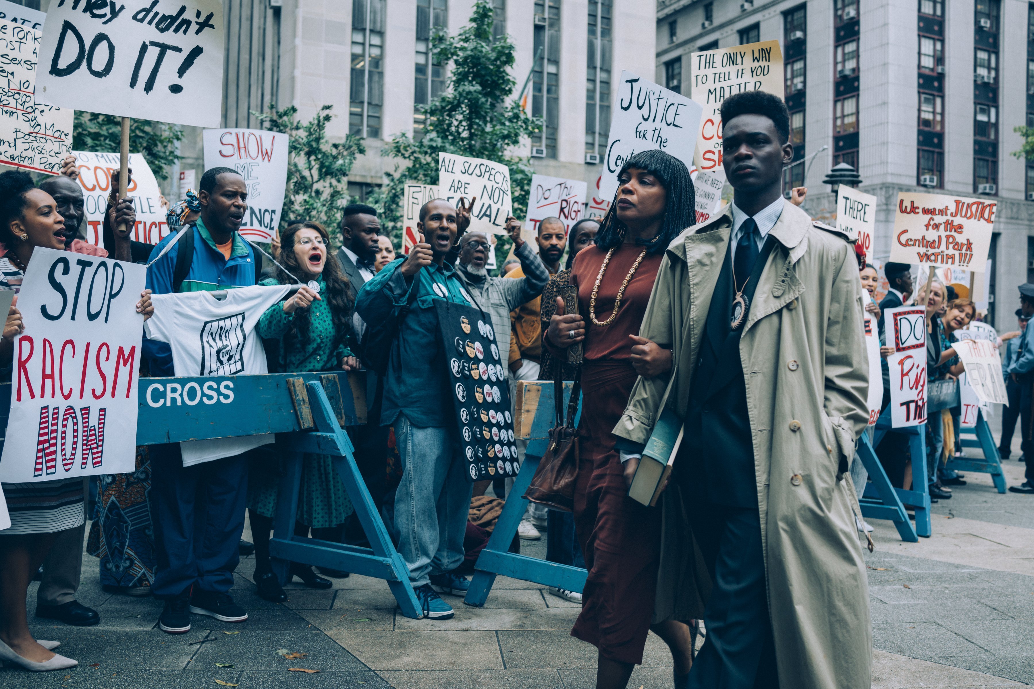 A scene from When They See Us on Netflix.