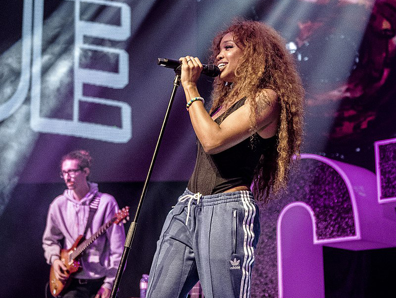 SZA performing at REBEL on August 23, 2017 in Toronto, Canada