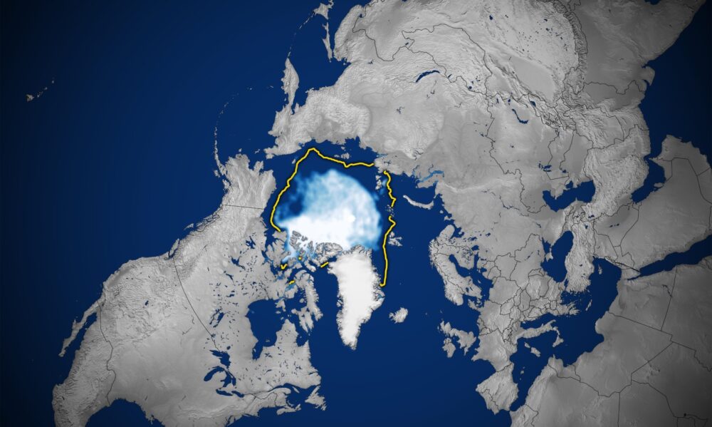 figure class=imageimg src=https://www.israel21c.org/wp-content/uploads/2021/10/arctic_nsidc-1000x599.jpg alt= srcset=https://www.israel21c.org/wp-content/uploads/2021/10/arctic_nsidc-1000x599.jpg 1000w, https://www.israel21c.org/wp-content/uploads/2021/10/arctic_nsidc-768x460.jpg 768w, https://www.israel21c.org/wp-content/uploads/2021/10/arctic_nsidc.jpg 1600w sizes=100vw width=760figcaptionThis image dated Sept. 23, 2021, shows Arctic Sea ice covering more area than in recent years, but much thinner than usual. Data is being collected from outer space to quantify the causes of global warming with scientific accuracy. (NASA)/figcaption/figure