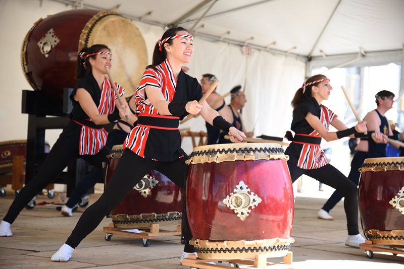 Japanese Performers at the Nashville Cherry Blossom Festival. (Photo credit: nashvillecherryblossomfestival.org)