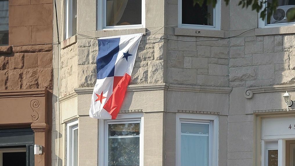 The Panamanian International Film Festival in Los Angeles will take place from Oct. 8 through 10, at the Raleigh Studios in Hollywood. Here, a Panamanian flag hangs from a building in New York, celebrating the country's culture in the U.S. (Michael Loccisano/Getty Images)