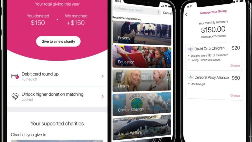 Spiral matches your charitable contributions up to $150. (Courtesy of Spiral)