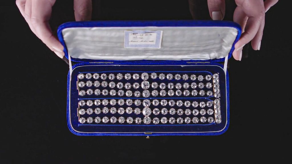 The diamond bracelets of Marie-Antoinette auctioned by Christie's. (Christie’s/Zenger)