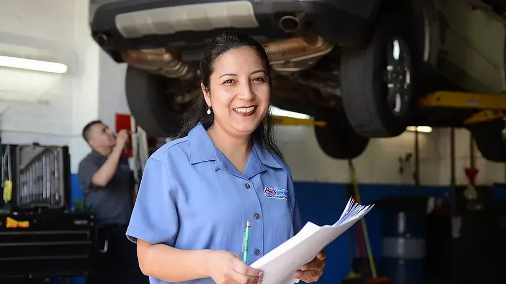Hilda Mera is co-owner of S&A Auto Repair in Newark, New Jersey. (S&A Auto Repair)
