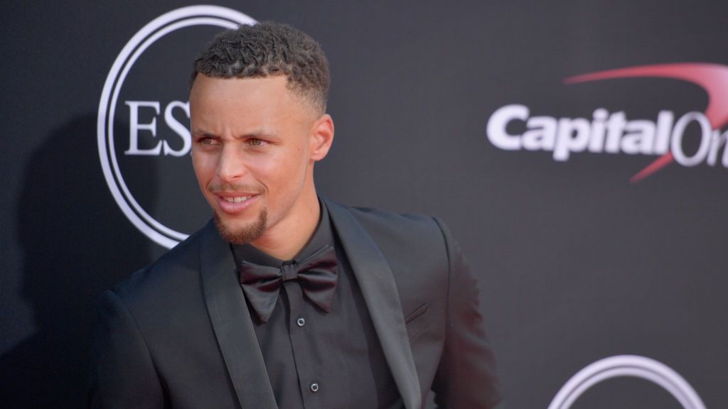 Steph Curry on Friday broke Ray Allen’s record for most career three-pointers made, and he did it in just 886 total games. (Matt Winkelmeyer/Getty Images)
