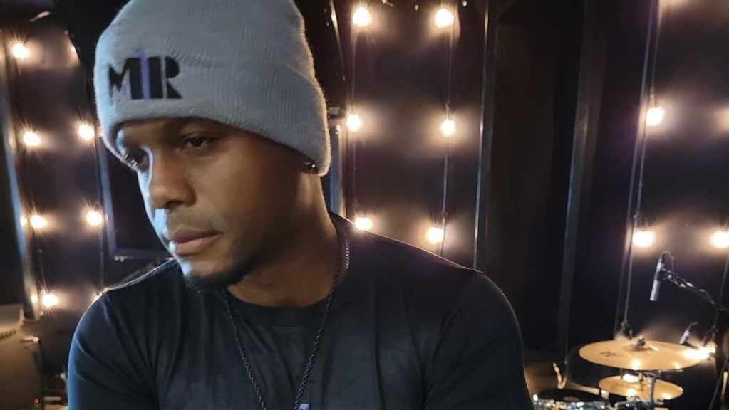 Richard “RichRel” Reliford in the recording studio. He will release his “SonShine” album on Sept. 24. (Team M1R)