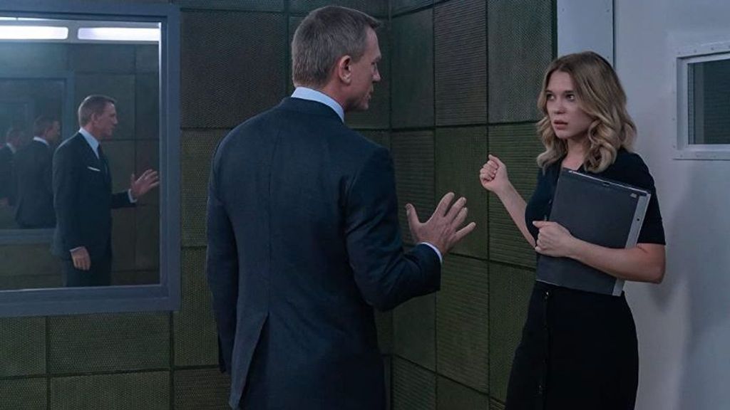 Daniel Craig and Léa Seydoux reprise their roles as James Bond and Madeleine Swann in the latest 007 film, “No Time to Die.” (Courtesy MGM Studios)