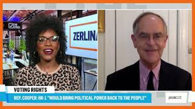 (l-r) Zerlina Maxwell and Rep. Jim Cooper