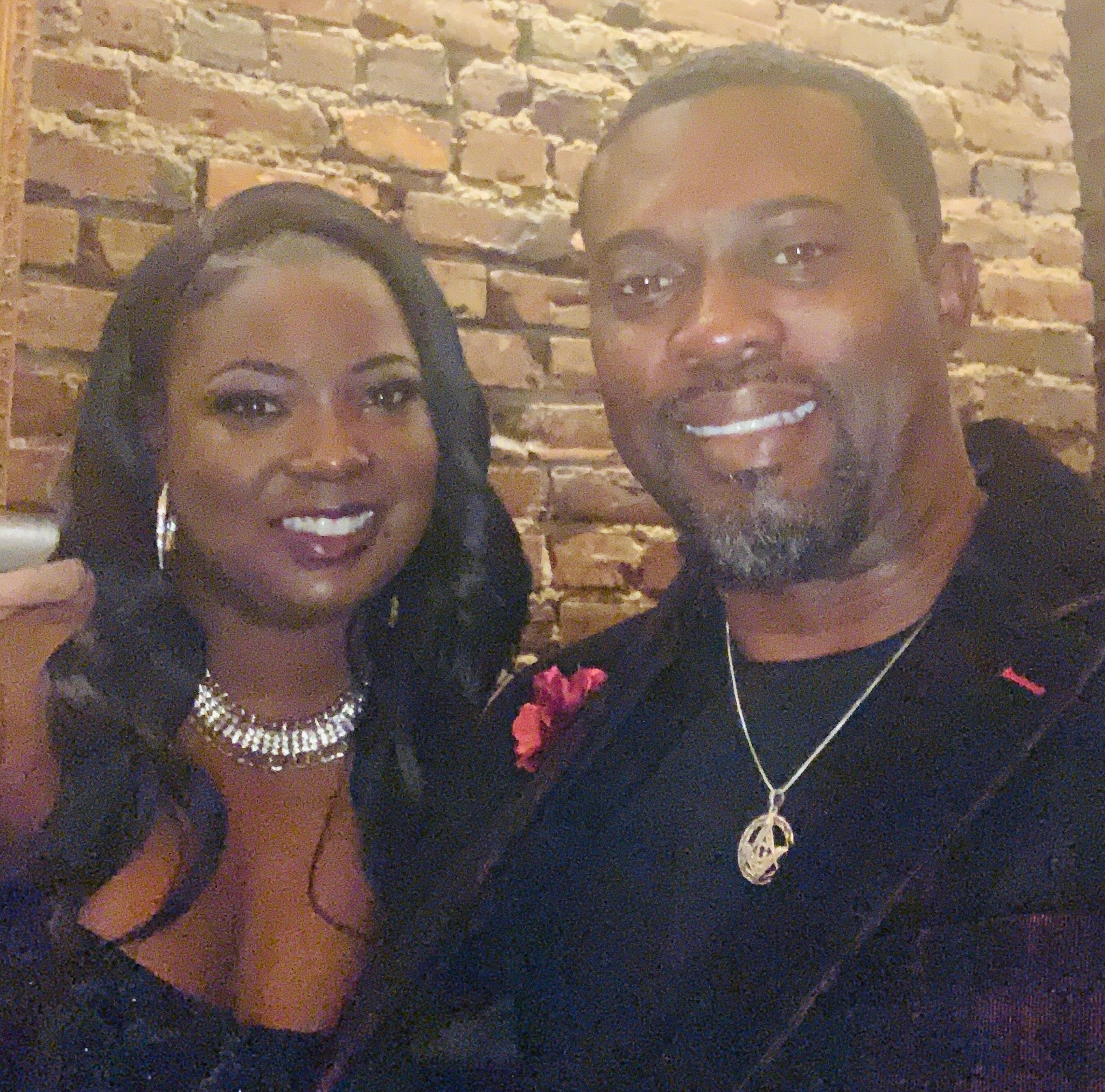 (l-r) Lovely Lancaster and Calvin Gatlin (Courtesy Photo)