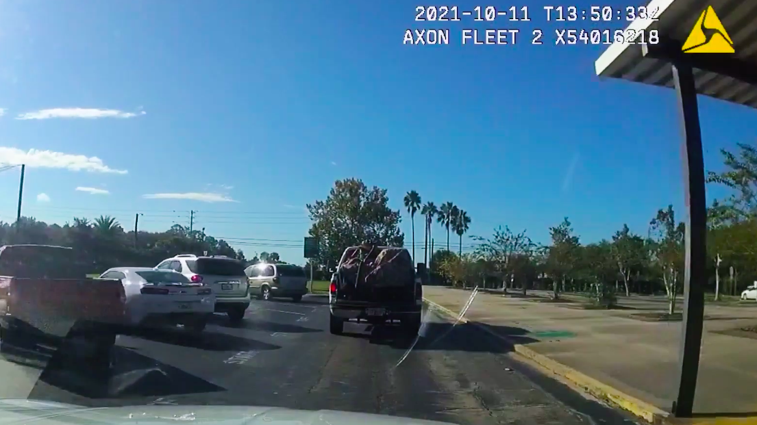 Two suspected thieves led police on a car chase just outside Jacksonville, Florida. (Flagler County Sheriff's Office/Zenger)